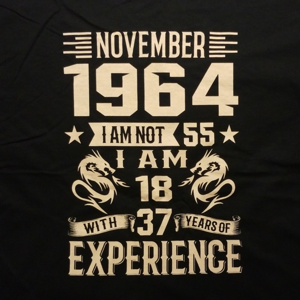 5/$25 55th Birthday November Graphic Tee